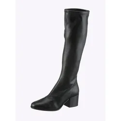 Stiefel HEINE, Damen, Gr. 36, schwarz, Synthetik, modisch, Schuhe