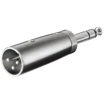 goobay 27515 XLR Adapter, Klinke 6,35 mm Stereo