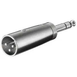 goobay 27515 XLR Adapter, Klinke 6,35 mm Stereo