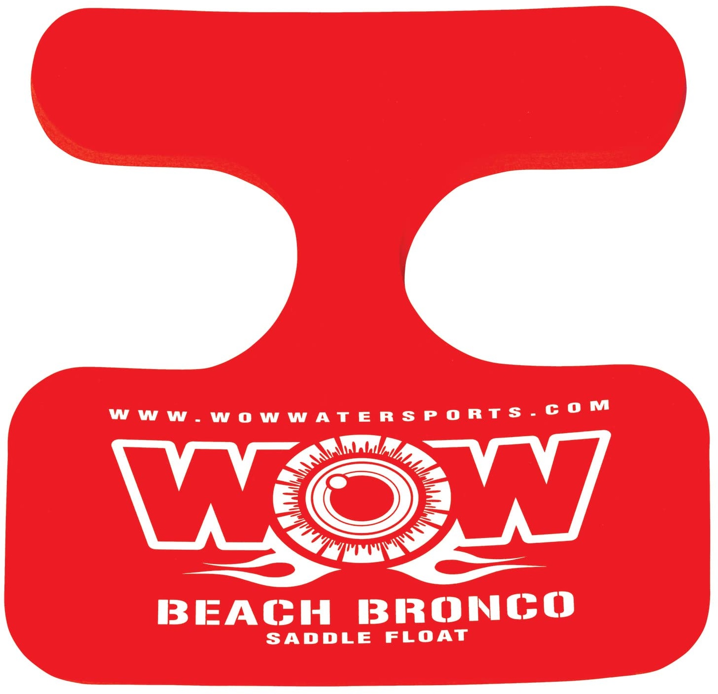 Wow World of Wassersport, Beach Bronco Floating Pool Sitz, Sattel Float, 14-2140, rot