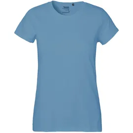 kompatible Ware Neutral Schweres Damen Bio T-Shirt \O80001\" dusty indigo XL