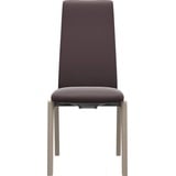 Stressless® Polsterstuhl Laurel, High Back, Größe M, mit abgerundeten Beinen in Eiche gekalkt rot