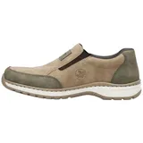 Rieker Herren Slipper Beige, 43 EU weit - 43 EU Weit