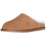 Harrys-Collection Herren Hausschuh Pantoffel aus Lammfell in 3 Farben TPR Sohle, Farben:braun, Schuhgröße:48 - 48 EU