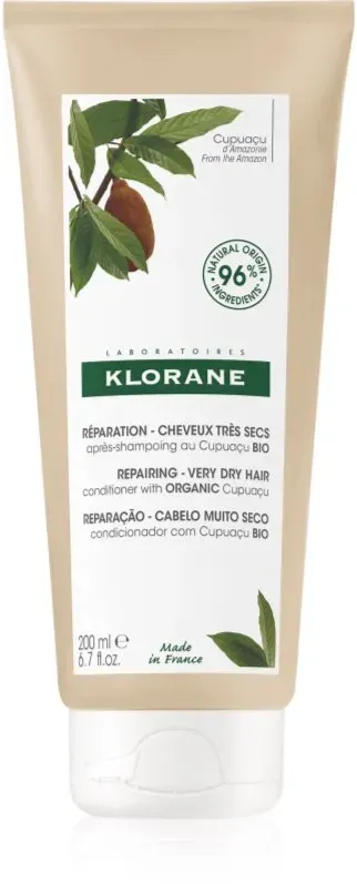 Klorane Cupuaçu Conditioner für sehr trockenes und beschädigtes Haar 200 ml