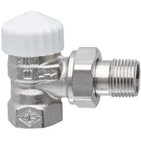 HEIMEIER V-exakt II Thermostatventil Eck 3/8 Zoll vernickelt