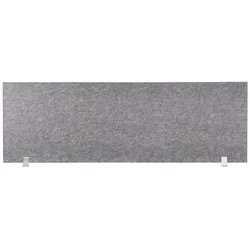 Schreibtisch-Set desktopz Standfuss Farbe: grau, Größe: 150x50x2,5cm