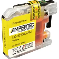 Ampertec Kompatible Tinte ersetzt Brother LC-225XLY yellow