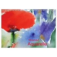 Calvendo Blütenduft Aquarelle (Wandkalender 2026 DIN A4 quer), CALVENDO