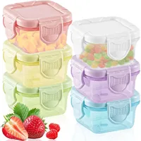 GMMG Frischhaltedosen mit Deckel 6 Stück Mini Dose Dressing