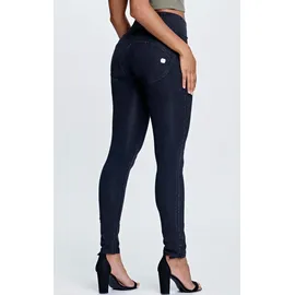 Freddy Jeggings "WRUP", Damen, Gr. S (36), N-Gr, schwarz, Denim/Jeans, Obermaterial: 84% Baumwolle, 16% Elasthan, skinny fit lang, Hosen Jeggings, mit hohem Bund und Push-Up Effekt