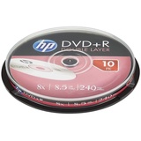 HP DVD+R DL 8,5GB 8x 10er Cakebox