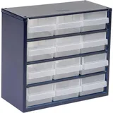 RAACO 612-02 Kleinteilemagazin (B x H x T) 306 x 283 x 150 mm Anzahl Fächer: 12 Inhalt 1 St.