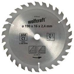 Wolfcraft Kreissägeblatt Kreissägeblatt