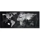 Sigel Glas-Magnettafel 130 x 55 cm Schwarz