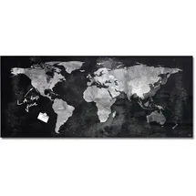 Sigel Glas-Magnettafel 130 x 55 cm Schwarz