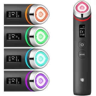 Medicube Age-R Booster Pro – 6-in-1 Total Care LED-Therapiegerät für verbesserte Absorption, Ausstrahlung, Elastizität, Gesichtskontur und Porenpflege mit 4 Modi, professionelle Hautpflege