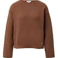 s.Oliver Strickpullover mit Naht-Details Braun 46
