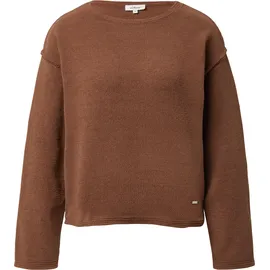 s.Oliver Strickpullover mit Naht-Details Braun 46
