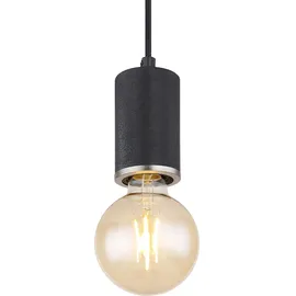 GLOBO Pendelleuchte Joseba Hängeleuchte Metall schwarz Matt, 1x E27
