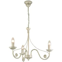 Licht-Erlebnisse Eleganter Kronleuchter KELSIE Rustikal 3-flmg