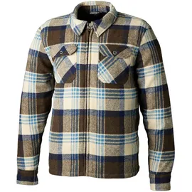 RST Brushed Textiljacke/Hemd - Braun/Blau - S
