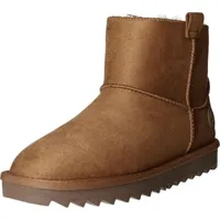 Schlupf-/Reißverschlußstiefelette Warmfutter bis 35mm Absatz (casual) 99870-24 - Braun - 38