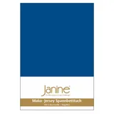 JANINE 5007 Mako-Feinjersey 140 x 200 - 160 x 200 cm royalblau