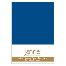 JANINE 5007 Mako-Feinjersey 140 x 200 - 160 x 200 cm royalblau
