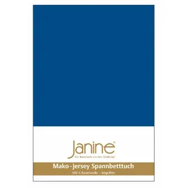 JANINE 5007 Mako-Feinjersey 140 x 200 - 160 x 200 cm royalblau