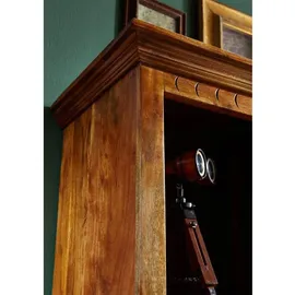 Massivmoebel24 Regal 68 x 44 x 140 cm Braun