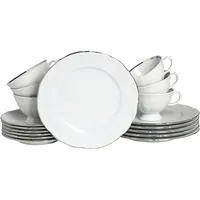 CreaTable Maria Theresia Kaffeeservice 18-tlg. weiß