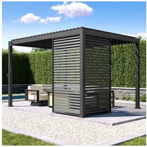 MIRADOR Lamellenwand Mirador 1,23 m Anthrazit 1 x 1,23 m