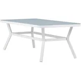 VCM Massa Gartentisch 100 x 200 x 0 cm Weiß