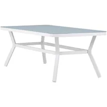 VCM Massa Gartentisch 100 x 200 x 0 cm Weiß