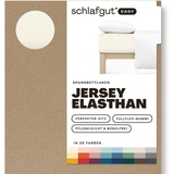 SCHLAFGUT Easy Jersey 180 x 200 - 200 x 220 cm yellow light