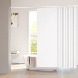Woltu Duschvorhang 180 x 200 cm weiß