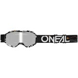 O'Neal B-10 Youth Goggle ATTACK V.24 black/white - silver mirror