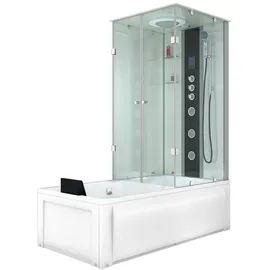 AcquaVapore Dusche Duschkabine 180x90 cm ohne 2k Scheiben Versiegelung