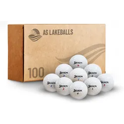 100 Srixon Mix AA-AAA Lakeballs ultraweiß No Size