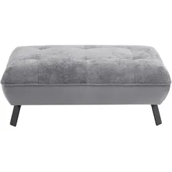 Hocker EXXPO - SOFA FASHION, grau, B:110cm H:44cm T:78cm, Hocker, Polsterhocker, bequem und modern