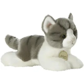 AURORA MiYoni Katze 20 cm Grau/Weiß