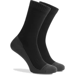 Radsport Winter Fahrradsocken - Herren und Damen - Winddicht - Schwarz schwarz|grau 40/43