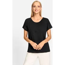 Heine Shirt Kurzarm schwarz 40
