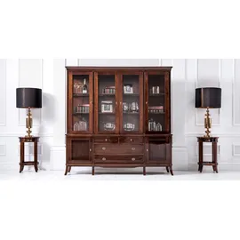 JVmoebel Vitrine Vitrinen-Set 50 x 205 x 205 cm Braun