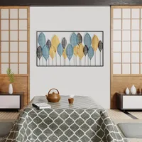 HANAH Home Elegant Decorative Metal Wall Accessory, 115 x