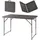 [en.casa] Adelfia Klapptisch 120 x 60 x 90 cm Dunkelbraun