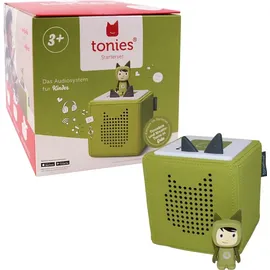 Tonies Toniebox Starterset grün mit Kreativ-Tonie