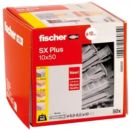 Fischer Spreizdübel SX Plus 10 x 50 50 Stück