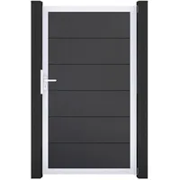 GROJA Gartentor 100 x 180 cm Anthrazit